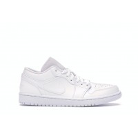 Кроссовки Jordan 1 Low Triple White Fog Grey