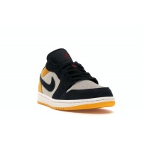 Jordan 1 Low Sail University Gold Black