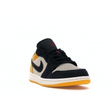 Jordan 1 Low Sail University Gold Black
