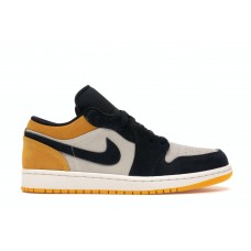 Кроссовки Jordan 1 Low Sail University Gold Black