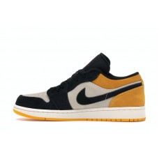 Jordan 1 Low Sail University Gold Black