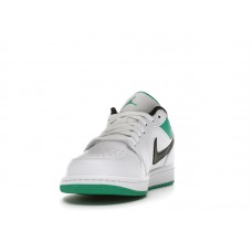 Jordan 1 Low White Lucky Green Black