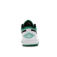 Jordan 1 Low White Lucky Green Black