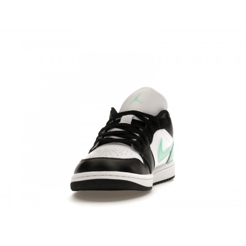 Кроссы Jordan 1 Low Green Glow - мужская сетка размеров
