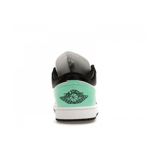 Кроссы Jordan 1 Low Green Glow - мужская сетка размеров