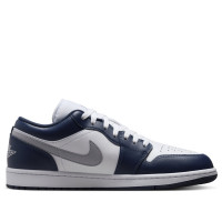 Jordan 1 Low Wolf Grey Midnight Navy