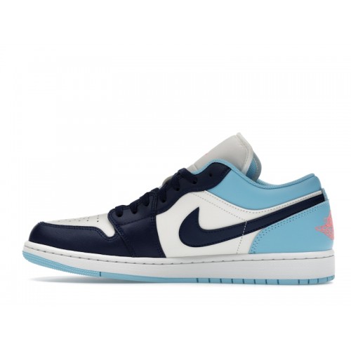 Air Jordan 1 Low Blue Chill - мужская сетка размеров
