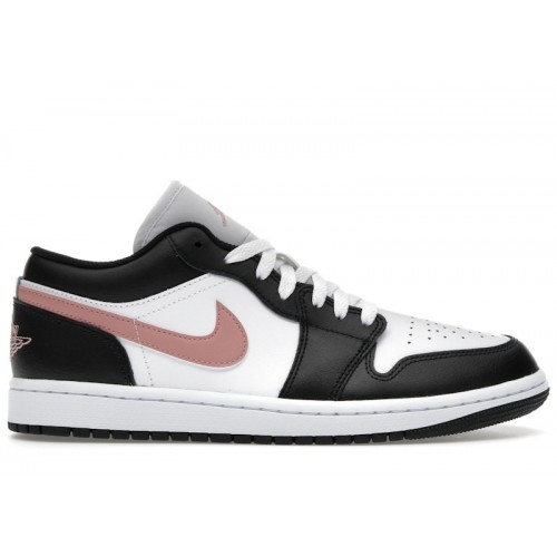 Air Jordan 1 Low Black Rust Pink - мужская сетка размеров