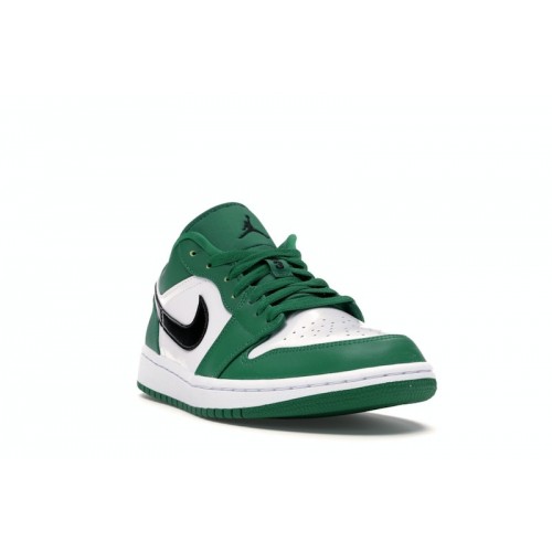 Кроссы Jordan 1 Low Pine Green - мужская сетка размеров