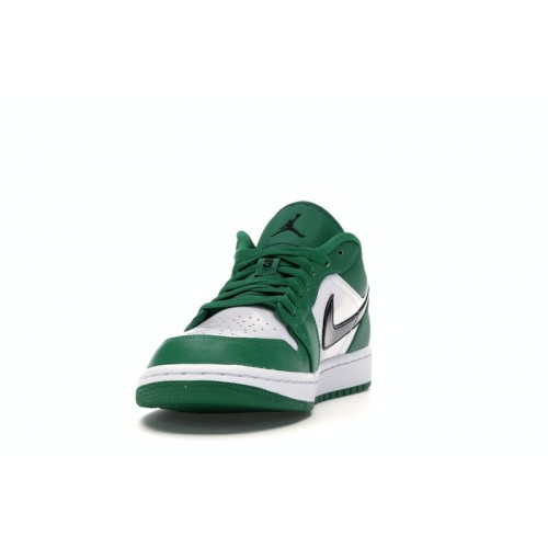 Кроссы Jordan 1 Low Pine Green - мужская сетка размеров