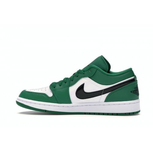 Кроссы Jordan 1 Low Pine Green - мужская сетка размеров