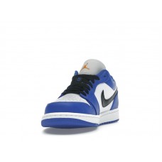 Jordan 1 Low Hyper Royal Orange Peel