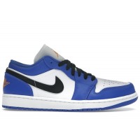 Jordan 1 Low Hyper Royal Orange Peel
