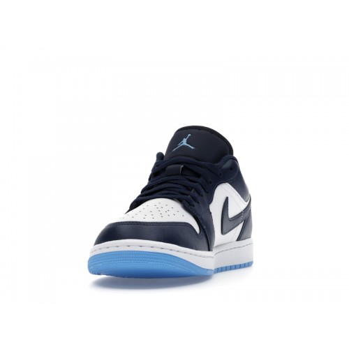 Air Jordan 1 Low Midnight Navy University Blue - мужская сетка размеров