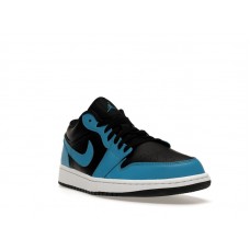 Jordan 1 Low Laser Blue Black