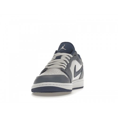 Кроссы Jordan 1 Low Ashen Slate - мужская сетка размеров
