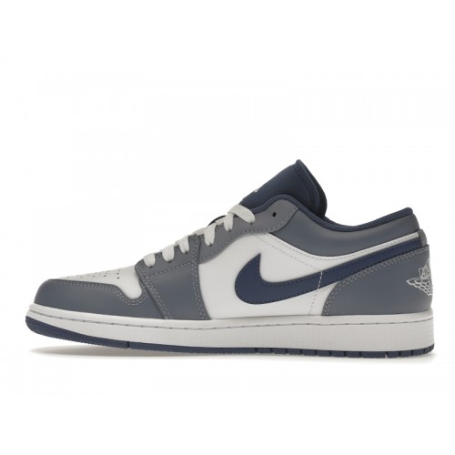 Кроссы Jordan 1 Low Ashen Slate - мужская сетка размеров