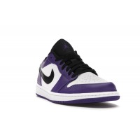 Jordan 1 Low Court Purple White