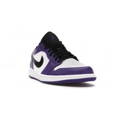 Jordan 1 Low Court Purple White