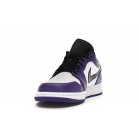 Jordan 1 Low Court Purple White