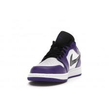 Jordan 1 Low Court Purple White