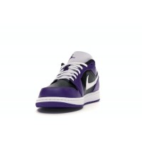 Jordan 1 Low Court Purple Black