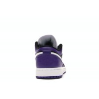 Jordan 1 Low Court Purple Black