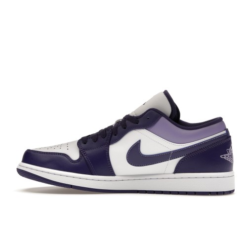 Кроссы Jordan 1 Low Sky J Purple - мужская сетка размеров