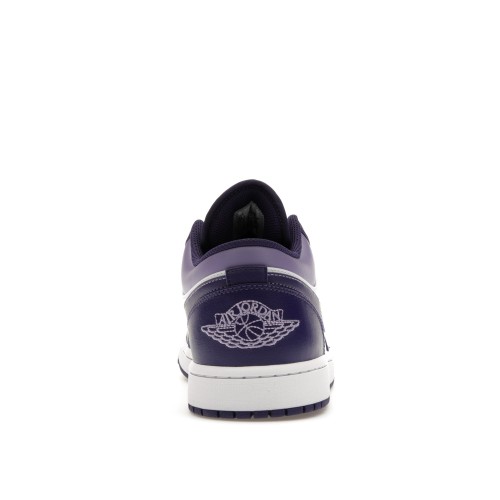 Кроссы Jordan 1 Low Sky J Purple - мужская сетка размеров