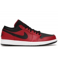 Jordan 1 Low Reverse Bred Pebbled Swoosh