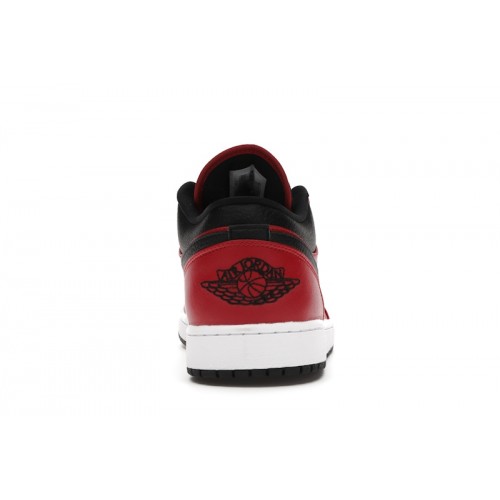 Кроссы Jordan 1 Low Reverse Bred Pebbled Swoosh - мужская сетка размеров