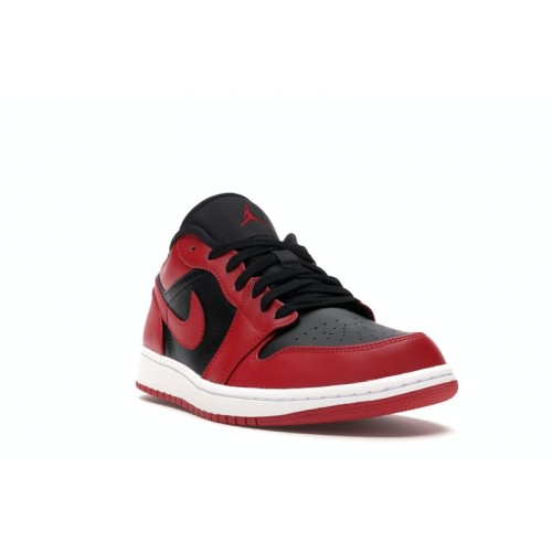 Кроссы Jordan 1 Low Reverse Bred - мужская сетка размеров