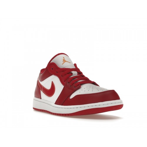 Кроссы Jordan 1 Low Cardinal Red - мужская сетка размеров