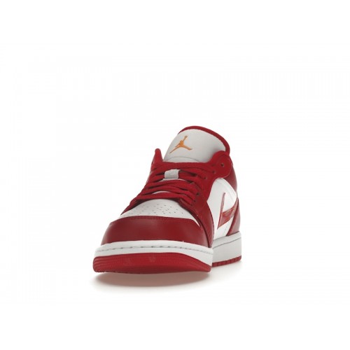 Кроссы Jordan 1 Low Cardinal Red - мужская сетка размеров
