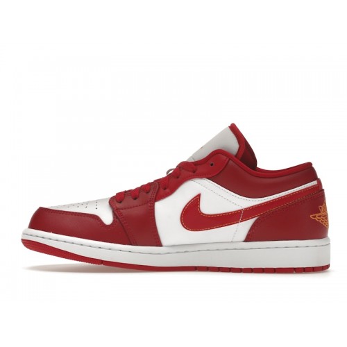 Кроссы Jordan 1 Low Cardinal Red - мужская сетка размеров