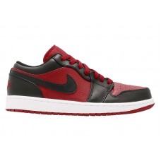 Кроссовки Jordan 1 Low Black Gym Red