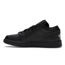 Подростковые Jordan 1 Low Black (GS)