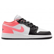 Подростковые Jordan 1 Low Black Pink Gaze (GS)