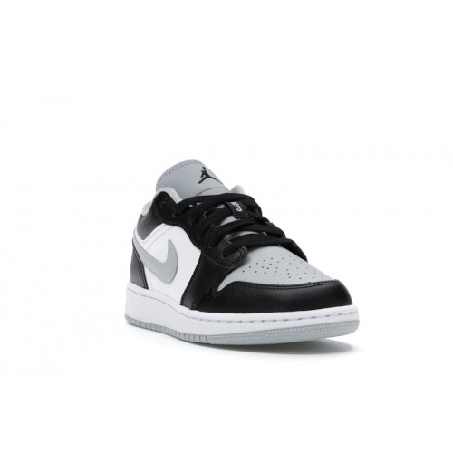 Кроссы Jordan 1 Low Grey Toe (GS) - подростковая сетка размеров