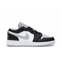 Подростковые кроссовки Jordan 1 Low Grey Toe (GS)