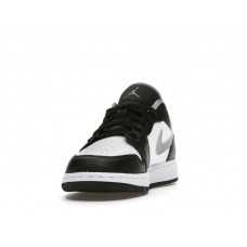 Подростковые Jordan 1 Low Black White Grey (GS)