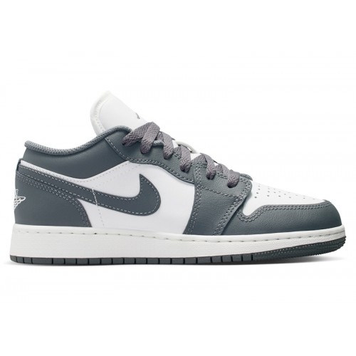 Air Jordan 1 Low GS Iron Grey - подростковая сетка размеров
