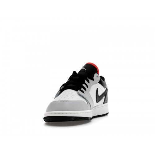 Air Jordan 1 Low GS Black Summit White - подростковая сетка размеров