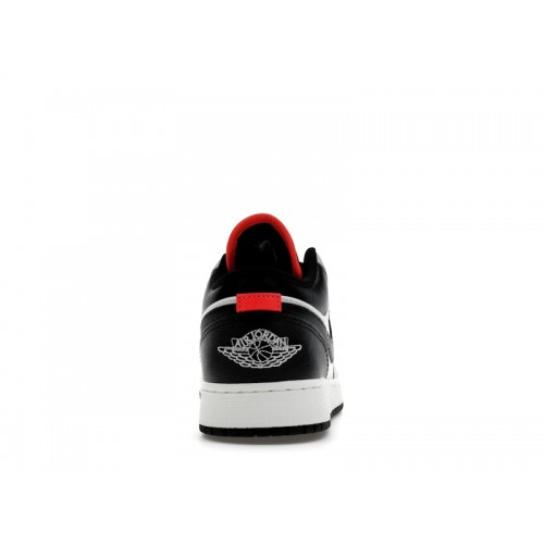 Air Jordan 1 Low GS Black Summit White - подростковая сетка размеров