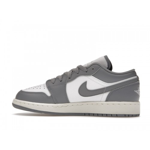 Кроссы Air Jordan 1 Low Vintage Grey (GS) - подростковая сетка размеров