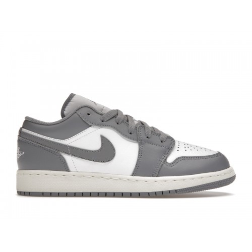 Кроссы Air Jordan 1 Low Vintage Grey (GS) - подростковая сетка размеров