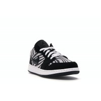 Подростковые Jordan 1 Low Zebra (GS)