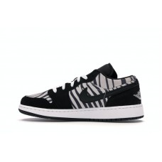 Подростковые Jordan 1 Low Zebra (GS)