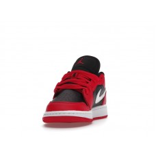 Подростковые Jordan 1 Low Black Very Berry (GS)