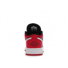 Подростковые Jordan 1 Low Black Very Berry (GS)